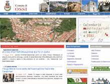 Tablet Screenshot of comune.ossi.ss.it